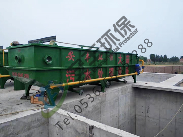 河北邯鄲大蒜加工污水安裝現場